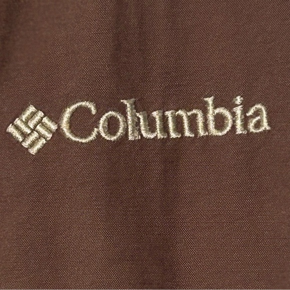 Columbia Omni-Shade Brown Full Zip Hooded Windbreaker w/Pockets Sz M - Picture 12 of 15